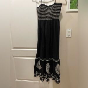 Zara Black Detail Maxi Dress